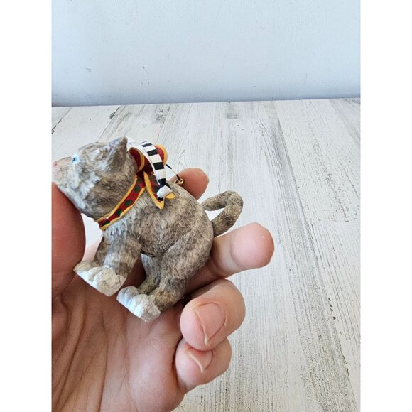 ME‎ ink cat kitten ornament tabby vintage xmas tree - Picture 10 of 13
